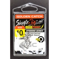 Рибальські гачки, GC Single Jig Light 1212, 12шт/уп, колір BN №10